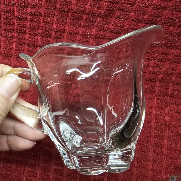 Canterbury cream and sugar set by Duncan and Miller glass company - Picture 3 of 3